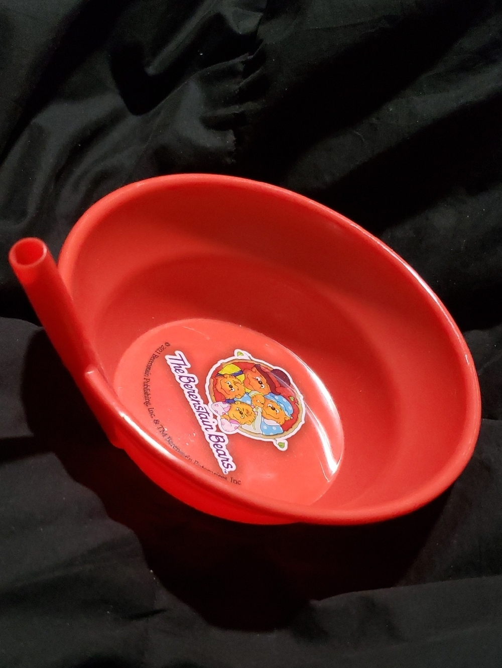 The Berenstain Bears Red Plastic Straw Bowl 2021 New